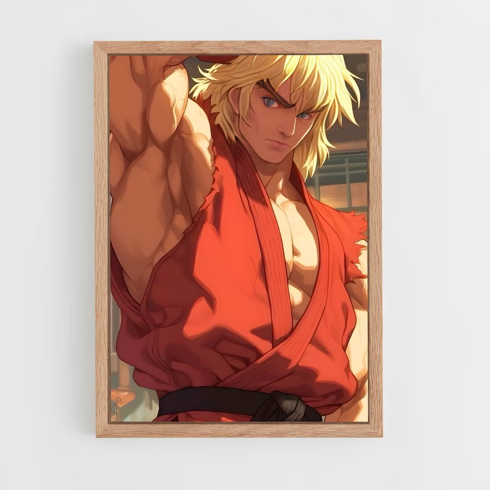 Poster Ryu, Le Maître du Hadouken – affiche Street Fighter (vue 4)